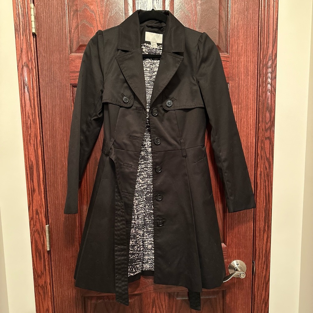 Black trench coat